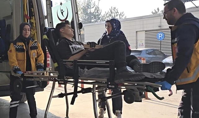 İnegöl'de Mobilya Fabrikasında Korkutan İş Kazası