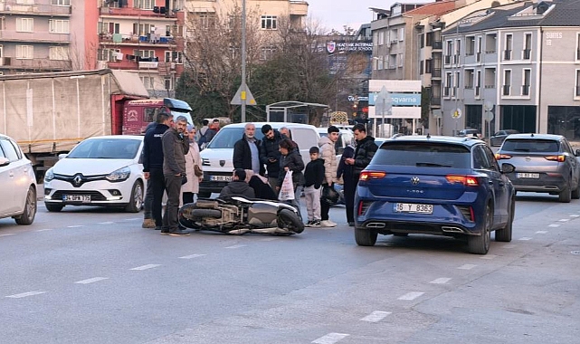 İnegöl'de Motosiklet Kazası