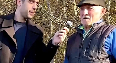 İzmit'te Rus İHA'sını Baltayla Ağaçtan İndirdi