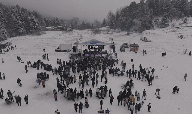 Alaçam Kış Festivali'ne Yoğun İlgi