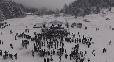 Alaçam Kış Festivali'ne Yoğun İlgi
