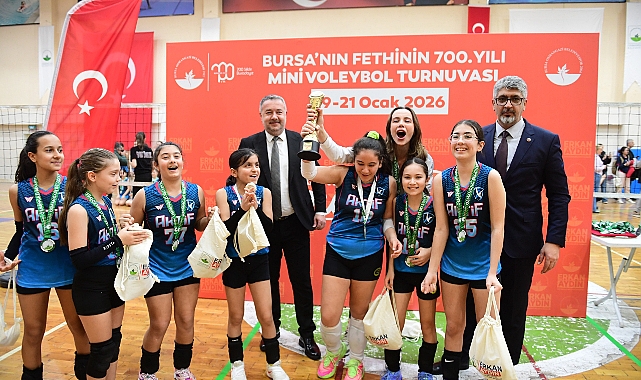 Mini Voleybol Turnuvası’nda Ödüller Sahiplerini Buldu