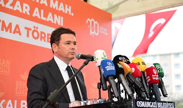 Osmangazi’de Kapalı Pazar Yeri Hamlesi