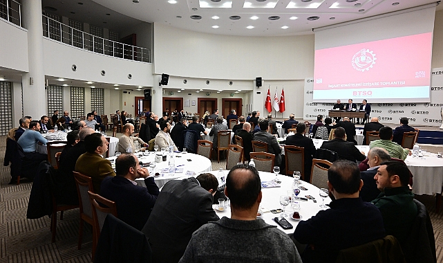 BTSO Başkanı İbrahim Burkay: Bursa’nın Planlamaya ve Yeni Ekonomiye Uyumlu Projelere İhtiyacı Var