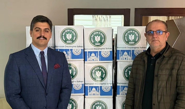 BUMEV Ramazan yardımı ile ihtiyaç sahiplerinin sofralarına ulaştı