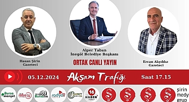  Başkan Alper Taban Akşam Trafiği'nde İnegöl'ü anlattı